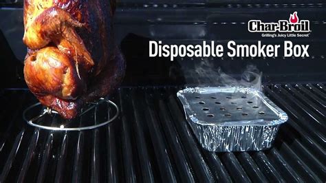 char broil stainless steel smoker box|disposable smoker box.